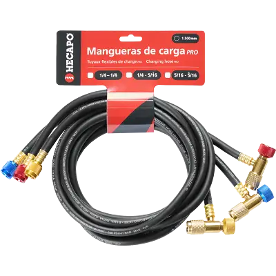Mangueras de carga “PRO” con válvula de 2 tiempos mangueras de carga pro con válvula de 2 tiempos
