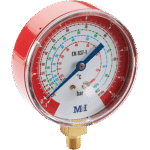 manometro seco para gases refrigerantes cl 1 6 rojo